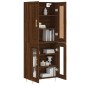 vidaXL Aparador alto madera contrachapada marrón roble 69,5x34x180 cm vidaXL Aparador alto madera contrachapada marrón roble 69,5x34x180 cm