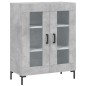 vidaXL Aparador alto madera contrachapada gris hormigón 69,5x34x180 cm vidaXL Aparador alto madera contrachapada gris hormigón 69,5x34x180 cm
