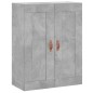 vidaXL Aparador alto madera contrachapada gris hormigón 69,5x34x180 cm vidaXL Aparador alto madera contrachapada gris hormigón 69,5x34x180 cm