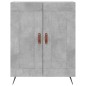 vidaXL Aparador alto madera contrachapada gris hormigón 69,5x34x180 cm vidaXL Aparador alto madera contrachapada gris hormigón 69,5x34x180 cm