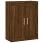 vidaXL Aparador alto madera contrachapada marrón roble 69,5x34x180 cm vidaXL Aparador alto madera contrachapada marrón roble 69,5x34x180 cm