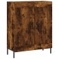 vidaXL Aparador alto madera contrachapada roble ahumado 69,5x34x180 cm vidaXL Aparador alto madera contrachapada roble ahumado 69,5x34x180 cm