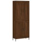 vidaXL Aparador alto madera contrachapada marrón roble 69,5x34x180 cm vidaXL Aparador alto madera contrachapada marrón roble 69,5x34x180 cm