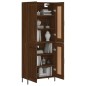 vidaXL Aparador alto madera contrachapada marrón roble 69,5x34x180 cm vidaXL Aparador alto madera contrachapada marrón roble 69,5x34x180 cm