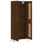 vidaXL Aparador alto madera contrachapada marrón roble 69,5x34x180 cm vidaXL Aparador alto madera contrachapada marrón roble 69,5x34x180 cm