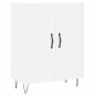 vidaXL Aparador alto madera contrachapada blanco 69,5x34x180 cm vidaXL Aparador alto madera contrachapada blanco 69,5x34x180 cm