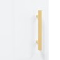 vidaXL Aparador alto madera contrachapada blanco brillo 69,5x34x180 cm vidaXL Aparador alto madera contrachapada blanco brillo 69,5x34x180 cm
