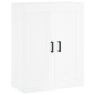 vidaXL Aparador alto madera contrachapada blanco brillo 69,5x34x180 cm vidaXL Aparador alto madera contrachapada blanco brillo 69,5x34x180 cm