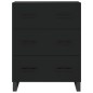 vidaXL Aparador alto madera contrachapada negro 69,5x34x180 cm vidaXL Aparador alto madera contrachapada negro 69,5x34x180 cm