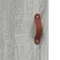 vidaXL Aparador alto madera contrachapada gris sonoma 69,5x34x180 cm vidaXL Aparador alto madera contrachapada gris sonoma 69,5x34x180 cm