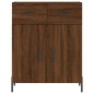 vidaXL Aparador alto madera contrachapada marrón roble 69,5x34x180 cm vidaXL Aparador alto madera contrachapada marrón roble 69,5x34x180 cm
