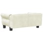 vidaXL Cama para perros de terciopelo crema 70x45x30 cm vidaXL Cama para perros de terciopelo crema 70x45x30 cm