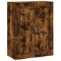vidaXL Aparador alto madera contrachapada roble ahumado 69,5x34x180 cm vidaXL Aparador alto madera contrachapada roble ahumado 69,5x34x180 cm
