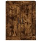 vidaXL Aparador alto madera contrachapada roble ahumado 69,5x34x180 cm vidaXL Aparador alto madera contrachapada roble ahumado 69,5x34x180 cm