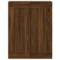 vidaXL Aparador alto madera contrachapada marrón roble 69,5x34x180 cm
