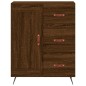 vidaXL Aparador alto madera contrachapada marrón roble 69,5x34x180 cm vidaXL Aparador alto madera contrachapada marrón roble 69,5x34x180 cm
