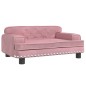 vidaXL Cama para perros de terciopelo rosa 70x45x30 cm vidaXL Cama para perros de terciopelo rosa 70x45x30 cm