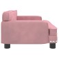 vidaXL Cama para perros de terciopelo rosa 70x45x30 cm vidaXL Cama para perros de terciopelo rosa 70x45x30 cm