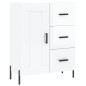 vidaXL Aparador alto madera contrachapada blanco brillo 69,5x34x180 cm vidaXL Aparador alto madera contrachapada blanco brillo 69,5x34x180 cm