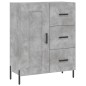 vidaXL Aparador alto madera contrachapada gris hormigón 69,5x34x180 cm vidaXL Aparador alto madera contrachapada gris hormigón 69,5x34x180 cm