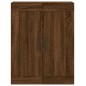 vidaXL Aparador alto madera contrachapada marrón roble 69,5x34x180 cm vidaXL Aparador alto madera contrachapada marrón roble 69,5x34x180 cm