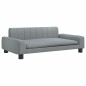 vidaXL Cama para perros de tela gris claro 90x53x30 cm vidaXL Cama para perros de tela gris claro 90x53x30 cm