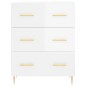 vidaXL Aparador alto madera contrachapada blanco brillo 69,5x34x180 cm vidaXL Aparador alto madera contrachapada blanco brillo 69,5x34x180 cm