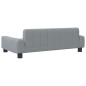 vidaXL Cama para perros de tela gris claro 90x53x30 cm vidaXL Cama para perros de tela gris claro 90x53x30 cm