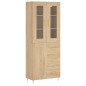 vidaXL Aparador alto madera contrachapada color roble 69,5x34x180 cm vidaXL Aparador alto madera contrachapada color roble 69,5x34x180 cm