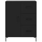 vidaXL Aparador alto madera contrachapada negro 69,5x34x180 cm vidaXL Aparador alto madera contrachapada negro 69,5x34x180 cm
