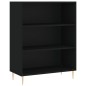 vidaXL Aparador alto madera contrachapada negro 69,5x34x180 cm vidaXL Aparador alto madera contrachapada negro 69,5x34x180 cm