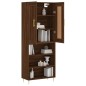 vidaXL Aparador alto madera contrachapada marrón roble 69,5x34x180 cm vidaXL Aparador alto madera contrachapada marrón roble 69,5x34x180 cm