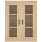 vidaXL Aparador alto madera contrachapada color roble 69,5x34x180 cm vidaXL Aparador alto madera contrachapada color roble 69,5x34x180 cm