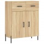vidaXL Aparador alto madera contrachapada color roble 69,5x34x180 cm vidaXL Aparador alto madera contrachapada color roble 69,5x34x180 cm