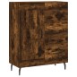 vidaXL Aparador alto madera contrachapada roble ahumado 69,5x34x180 cm vidaXL Aparador alto madera contrachapada roble ahumado 69,5x34x180 cm