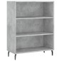 vidaXL Aparador alto madera contrachapada gris hormigón 69,5x34x180 cm vidaXL Aparador alto madera contrachapada gris hormigón 69,5x34x180 cm