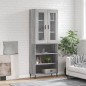 vidaXL Aparador alto madera contrachapada gris sonoma 69,5x34x180 cm vidaXL Aparador alto madera contrachapada gris sonoma 69,5x34x180 cm