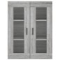 vidaXL Aparador alto madera contrachapada gris sonoma 69,5x34x180 cm vidaXL Aparador alto madera contrachapada gris sonoma 69,5x34x180 cm