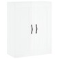 vidaXL Aparador alto madera contrachapada blanco brillo 69,5x34x180 cm vidaXL Aparador alto madera contrachapada blanco brillo 69,5x34x180 cm