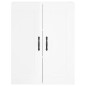 vidaXL Aparador alto madera contrachapada blanco brillo 69,5x34x180 cm vidaXL Aparador alto madera contrachapada blanco brillo 69,5x34x180 cm