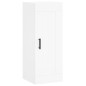 vidaXL Aparador alto madera contrachapada blanco 34,5x34x180 cm vidaXL Aparador alto madera contrachapada blanco 34,5x34x180 cm