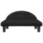 vidaXL Cama para perros de terciopelo negra 70x52x30 cm vidaXL Cama para perros de terciopelo negra 70x52x30 cm