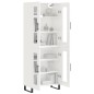 vidaXL Aparador alto madera contrachapada blanco brillo 69,5x34x180 cm vidaXL Aparador alto madera contrachapada blanco brillo 69,5x34x180 cm
