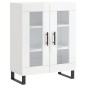 vidaXL Aparador alto madera contrachapada blanco brillo 69,5x34x180 cm vidaXL Aparador alto madera contrachapada blanco brillo 69,5x34x180 cm