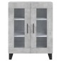 vidaXL Aparador alto madera contrachapada gris hormigón 69,5x34x180 cm vidaXL Aparador alto madera contrachapada gris hormigón 69,5x34x180 cm