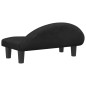 vidaXL Cama para perros de terciopelo negra 70x52x30 cm vidaXL Cama para perros de terciopelo negra 70x52x30 cm