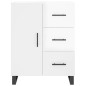 vidaXL Aparador alto madera contrachapada blanco brillo 69,5x34x180 cm vidaXL Aparador alto madera contrachapada blanco brillo 69,5x34x180 cm
