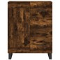 vidaXL Aparador alto madera contrachapada roble ahumado 69,5x34x180 cm