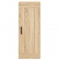 vidaXL Aparador de madera contrachapada roble Sonoma 34,5x34x180 cm vidaXL Aparador de madera contrachapada roble Sonoma 34,5x34x180 cm