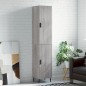 vidaXL Aparador alto madera contrachapada gris Sonoma 34,5x34x180 cm vidaXL Aparador alto madera contrachapada gris Sonoma 34,5x34x180 cm